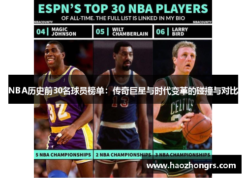 NBA历史前30名球员榜单:传奇巨星与时代变革的碰撞与对比 NBA历史前30名球员榜单:传奇巨星与时代变革的碰撞与对比